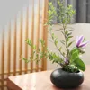 Vases en céramique Small Drop Drop Flower Pot Vase Dispositif Zen Table Table Table de bureau
