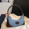 Sacs de soirée Blue Denim épaule pour femmes Designer vintage de style luxe Français sac à main sac de mode sac gratuit shipp gratuit