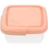 Storage Bottles Lid Holds Containers Reusable Plastic Slice Holder Airtight Box Sealed Food Container Fruit