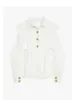 Blouses pour femmes Fashion Chic Button Shirts à col polo