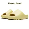 Free shipping designer sandals slides men womens slippers with box Onyx Bone Desert Sand Earth Brown Glow Green glow platform mens shoes sports sneakers Big size