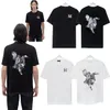 2024 T-shirt de créateur masculin de luxe T-shirt en noir et blanc à manches courtes à manches courtes t-shirt asiatique taille m-xxxl