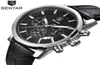 Benyar Fashion Rostfritt Steel Chronograph Sports Mens Watches Top Brand Luxury Quartz Business Watch Clock Relogio Masculino6191679
