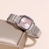 Montre-bracelets de haute qualité Luxury Fashion Square Robe Watan Woard en quartz