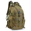 Mochila 40l Campo de camping Homens de mochilas táticas de mochilas táticas militares Bolsas de viagem ao ar livre Molle 3p Salta esportiva de mochila