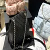 Duma Small Double Shoulders Borse Quilted Caviar Couriar Cowhide Double Chain Clutch Borse Designer Backpack Luxury CC Backpacks Women Cross JBVI