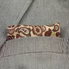 Pocket tascabile in lana 100% di alta qualità manico paisley tasca quadrata tasca quadrata faccenda 240426