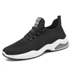Neue Männer rennen Schuhe schwarz weiße Khaki Klassische Mode fliegen, weicher Solatherminder-Jogging-Herren-Trainer Sport Sneakers 40-44