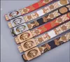 Ceintures de ceinture de concepteur de 4,0 cm de largeur les courroies du mythe de la marque de boucle méduse