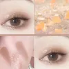 4 colori tavolozza di ombretto Cosmetici per le palette ombretti perlati Eye Makeup Shiny glitter Corea Arte 240425
