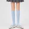 女性の靴下春/夏の女性のミッドレングピュアコットン薄い圧力脚日焼け止めふくらはぎ女の子の長いストッキング9003