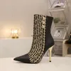 Moda designerka Krótkie buty złote obcasy oryginalne skórzane knitter czarne botki kostki b złote guziki seksowne luksusowe kobiety krótkie buty plus rozmiar
