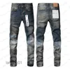 Jean violet pantalon en denim designer pour hommes jean hommes pantalons noirs haut de gamme streetwear streetwear pantalon de survêtement décontracté designers pantalon 16uwu