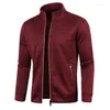 Herrenjacken 2024 Outdoor Casual Jacket für Männer Solid Color Slim Fit Mode Coat hochwertiges Design