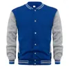 Men's Jackets Sweater Spring Baseball Uniform Jacket Cardigan Coat Single-breasted Striped Collar Sports Casual Street Clothes