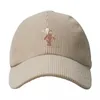 Caps de bola Piggyback Corduroy Baseball Cap de luxo Hat Hat Gentleman Custom for Men Women's Women