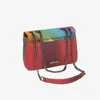 Kurt Geiger Frauen Designer -Tasche Regenbogen Frau Schulter Crossbody Bags Designer Frauen Handtasche Reagle Head Cross Body Chain Bags Luxus Bunte CR4oss Lod Bag Tasche