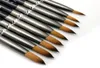 100 Kolinsky Hair Nail Art Painting Brush Mink Crystal Pen Acryl Round Nails Manicure Tools 9 Size NAB0042069536