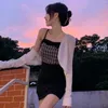 Women's Blouses Summer Sunscreen Long Sleeve Shirts Match Dress Y2K Vintage Tops Elegant Clothes For Women Korean White Cardigan Female