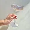 Coleblet de estilo europeu Crystal Red Wine Glass Wedding Cocktail Champagne Sparkling Home Bar Utensils Copo de sobremesas 240430