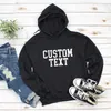 Kadın Hoodies Özel Hoodie Komik Unisex Uzun Kollu Jumper Kişiselleştirilmiş Doğum Günü Hediyesi Kapşonlu Sweatshirt Kendi Kazanınızı Özelleştir 5xl