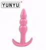 1pc Anal Plug Jelly Toys Real Skin Feel Feel Sex Toys Sex Products Butt Plug Juguetes für Männer Frauen 2 Stil C181127017446906