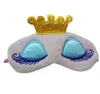 1pc Princess Crown Eyes Cute Cover Eyeshade EyePatch Viaggio per dormire Maschera per occhi bendati Maschera portatile Pinkblue Color6210880