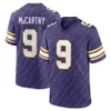 9 J.J.McCarthy Football Jersey 15 Turner 18 Justin Jefferson T.J.Hockenson Addison Lewis Cine Camryn Bynum Randy Moss Harrison Smith Harrison Phillips C.J. Ham cousu