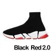 Designer Sneakers Sock Shoes Casual Sneaker Loafers Men Women Speed Trainer Triple Black Graffiti White Blue Red Clear Soly Beige Booties Designer Running Sneakers