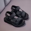 Sandales de garçons d'été Sandales décontractées pour enfants Chaussures Rubber école respirante Open Toeboy Beach Sandale 240423