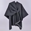 Sjaals Winter Warm Kasjmier wraps vrouwen sjaal luxe 2024Design pashmina dikke sjaaldeken deken bufanda foulard reis poncho stoles