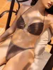 Damskie stroje kąpielowe zaful metalowy sprzęt wielokrotnie teksturowany krawat bikini