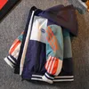 Jackets Spring Dessen Jongens jas voor kinderen uit het uitleverden 4-14 jaar capuchon verticale strepen mid-lengte windbreaker