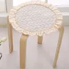 Kussen druppel rond stoel voor stoel Koreaanse stijl zitkussen 30/35/40/45/50 cm anti slip flanel krukken mat coussin