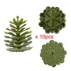 Fleurs décoratives simulation en plastique Cône de pin artificiel noix verts fausses décorations de Noël de la plante Année à la maison décor diy ornements de Noël