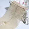 Women Socks Glitter Stocking Pantyhose 0d Transparent Tight Ultra-Thin Sheer To Toe Shining Female