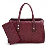 Sac 2 PCS / Set Femmes Sacs de messager Sacs Fashion Tote Tote Colon Cuir Luxury Bourses et sacs à main