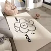 Carpet Bedroom Resistant to Dirt and Easy Maintain Cartoon Household Cool Off Bedside Blanket Living Room Sofa Coffee Table Imitation Cashmere Carpet