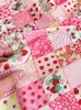 FAST Pure Cotton Cotton Moranwberry Patchwork Frenda de pele e confortável tecido impresso em tecido floral vestido de roupa diy por meio M D240503