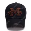 Snapback Cap chapelier lavé Mens Loison Vieux casquette de baseball Broderie Sunshade Chapeau papa Chapeaux pour hommes