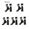 5 paires de chaussettes de football antidérapantes adaptées aux hommes femmes Sports extérieurs Grip Football Socks Absorption et prévention des dents 240425