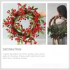 Fleurs décoratives Natural Rattan Ring Cercle Cercle Twig Garland Garland Floral DIY Party