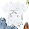 Polos de femmes Le T-shirt underground T-shirt coréen Fashion Summer Tops Shirts Graphic Tees Top Women