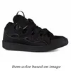 Luxury Curb Sneakers Designer Casual Shoes Embossed Mother and Child Women Men Nappa Calfskin Leather Suede Mesh Trainers Denim Blue Pink Black White Ivory Trainers