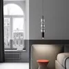 Modern helder glazen hanglamp goud zwart metalen hangende verlichtingsarmaturen drop verzending voor eetkamer keukenbar shop bed