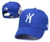 Designer Baseball Caps hoeden y voor mannen vrouw gemonteerde hoeden casquette femme vintage luxe zon hoeden verstelbaar n12