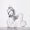 1pcs Sexy Verre Bong Bong Épaisseur de plate-forme 14 mm Femelle Femelle Bubbler Dab Dab Rigle Ashcatcher Hookahs Dry Herb Tobacco Honembac Perc Beaker Bong avec tuyau de brûleur d'huile en verre mâle