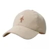 Caps de bola Piggyback Corduroy Baseball Cap de luxo Hat Hat Gentleman Custom for Men Women's Women