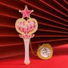 Childhood Girls Sailor Moon Princess Film Film Bookmark Film Perifere bladwijzers Metal Hollowed Out Craft Bookmarks briefpapier en geschenkenclip
