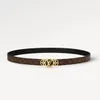 Designer Womens Belt M8480W l Trio 20 mm Bilateral Women Exquis Cowhide mono gramvan Canvas Sales Person 2 en option TE DIANT CATCH